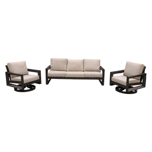 Cabana Coast Muse Sofa with Swivels Set