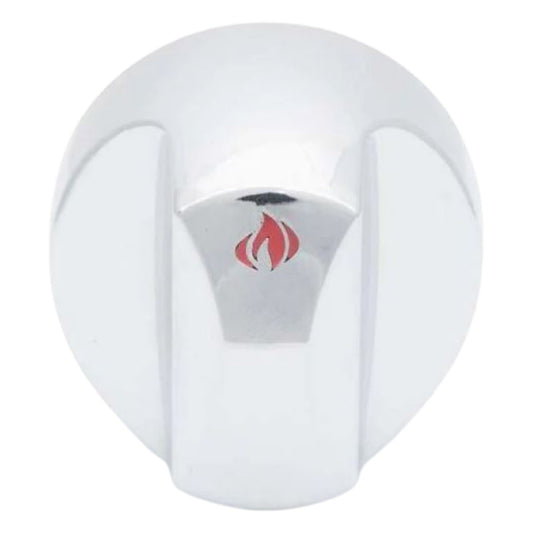 Napoleon Control Knob Chrome with Red Flame