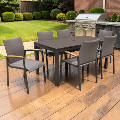 Newport Dining Table with Geneva Dining Chairs Set