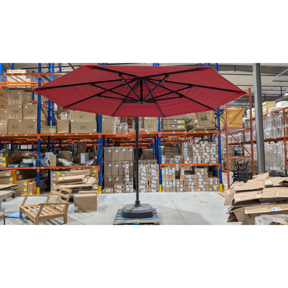 AKZ Plus 13' Dupione Crimson w/ Base