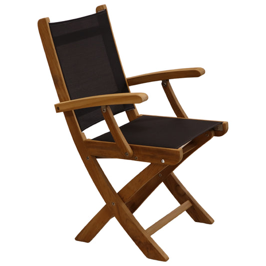 Sailmate Teak Sling Chair
