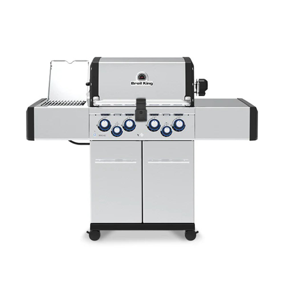 Broil King REGAL S490 PRO IR BBQ with Infrared Side Burner, Rear Rotisserie Burner & Rotisserie Kit
