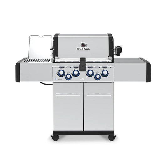 Broil King REGAL S490 PRO IR BBQ with Infrared Side Burner, Rear Rotisserie Burner & Rotisserie Kit