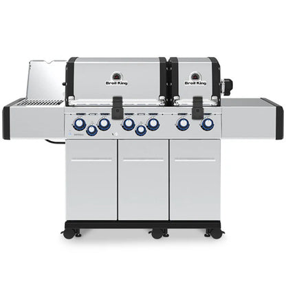 Broil King REGAL S690 PRO IR BBQ with Infrared Side Burner, Rear Rotisserie Burner & Rotisserie Kit