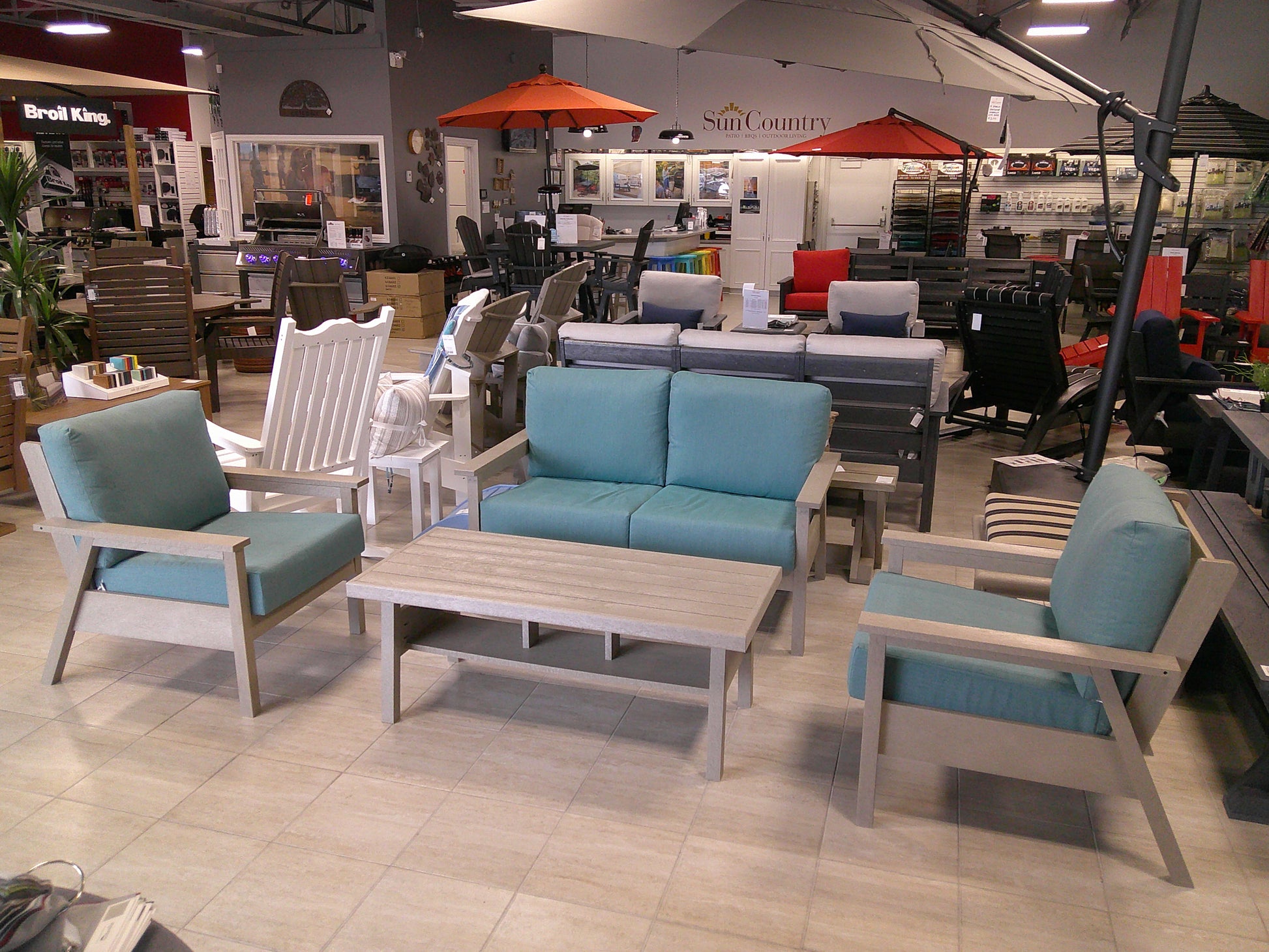 Tofino Deep Seating Loveseat Set Sun Country Patio Furniture