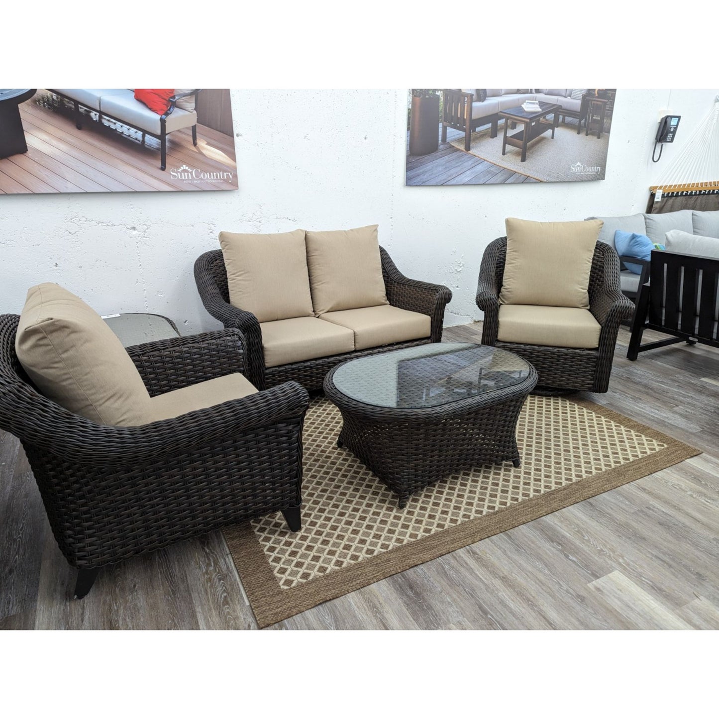 Fiji Deep Seating Loveseat Set