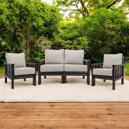 CR Plastics Stratford Loveseat and Chairs Set