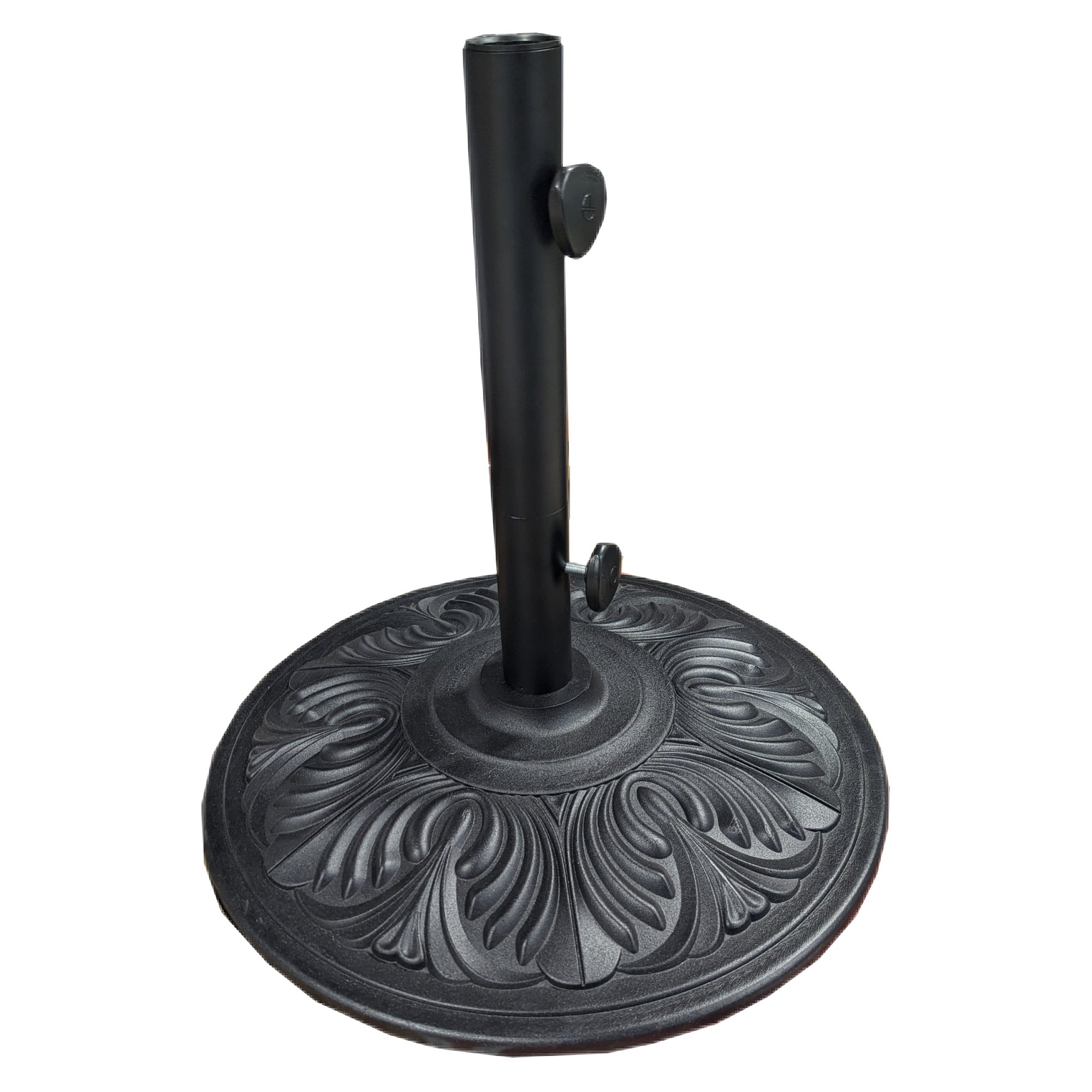 Umbrella Base - 50lb Black Cast Aluminum – Sun Country Patio Furniture