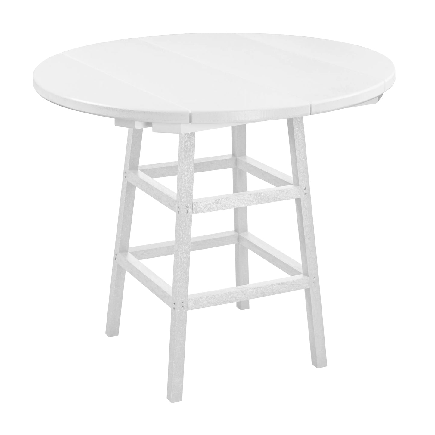 CR Plastics 40" Round Counter Table with Legs