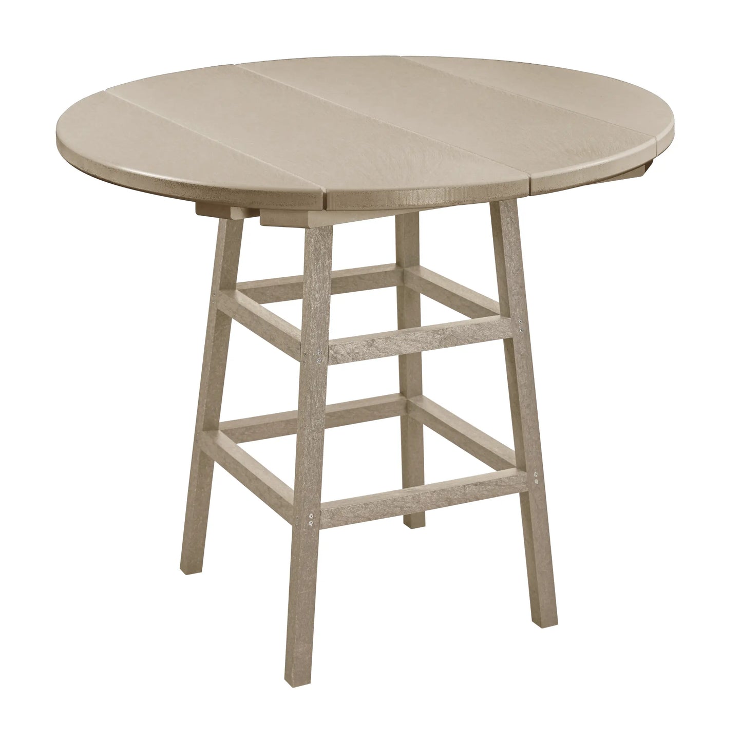CR Plastics 40" Round Counter Table with Legs