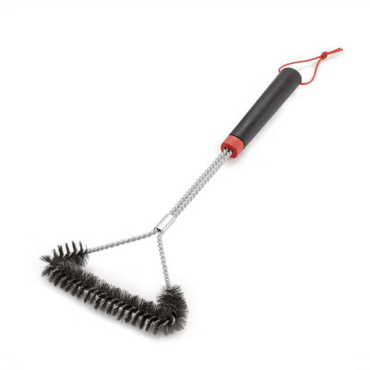 Weber Three Sided 18-in Grill Brush