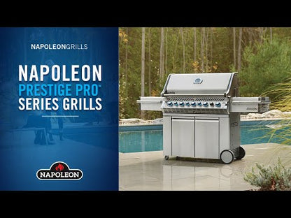 Napoleon Prestige PRO 665 BBQ with Infrared Rear & Side Burners PRO665RSIB-3