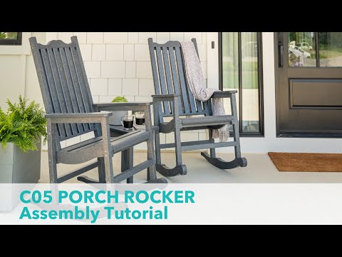 CR Plastics C05 Porch Rocker Sun Country Patio Furniture