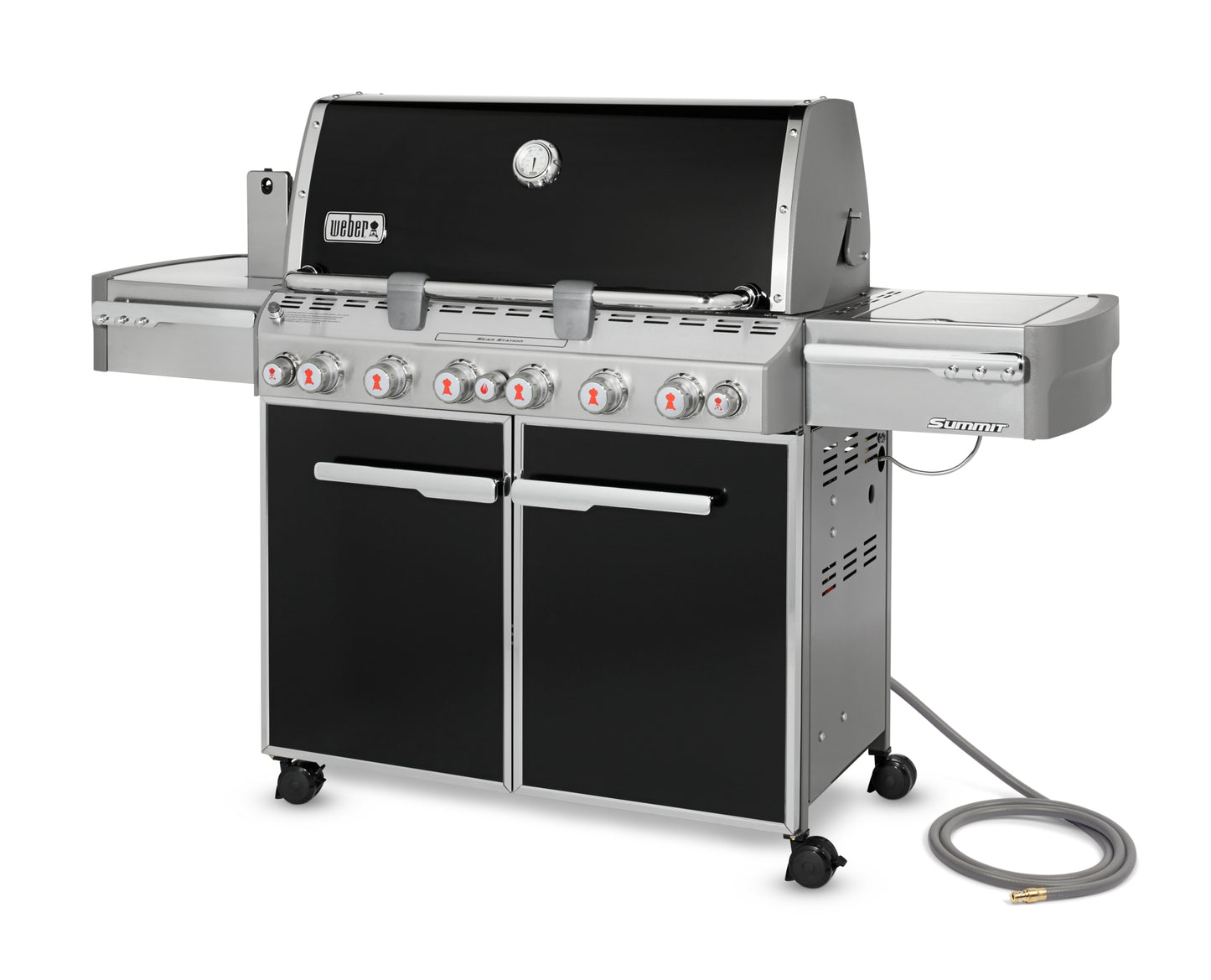 Weber Summit E-670 BBQ with Stainless Steel Cooking Grill Grates