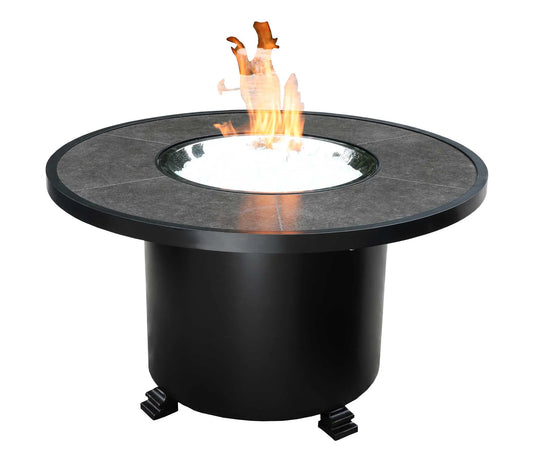 Gramercy 42" Round Fire Pit with Glass