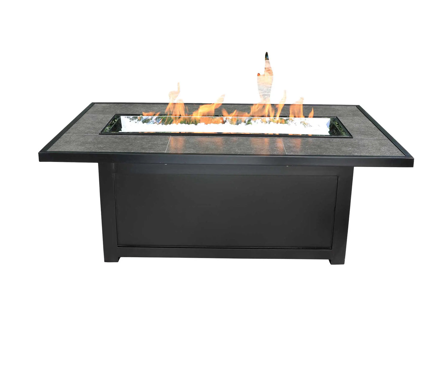 Gramercy 58" x 36" Fire Pit with Glass