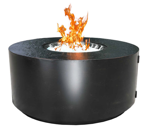 Mesa 42" Round Fire Pit with Glass