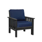 CR Plastics Stratford Club Chair with Cushions