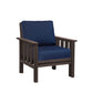 CR Plastics Stratford Club Chair with Cushions