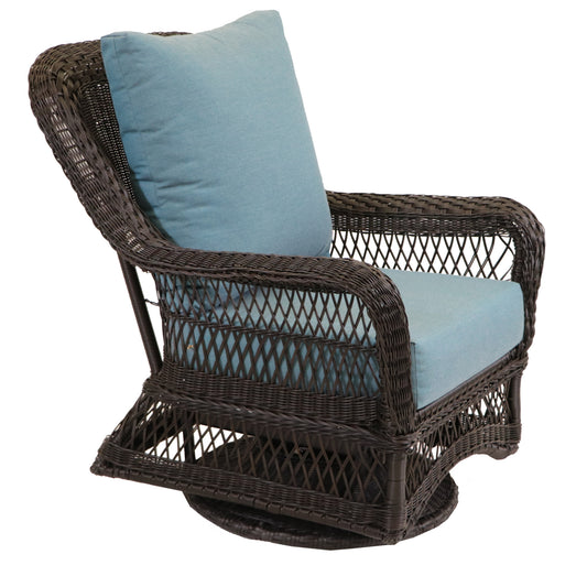 Regal Wicker Swivel Chair