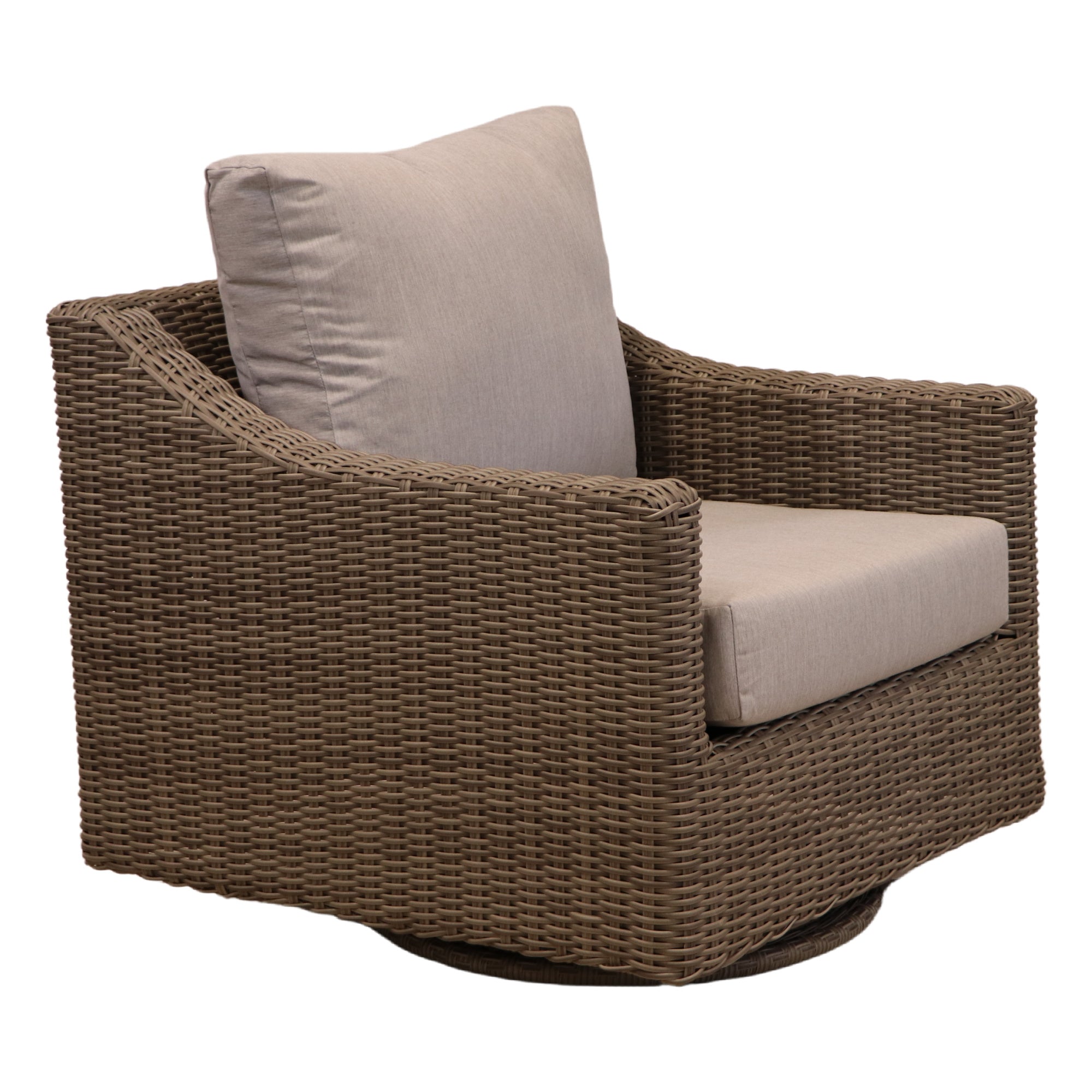 Riviera Wicker Swivel Chair – Sun Country Patio Furniture
