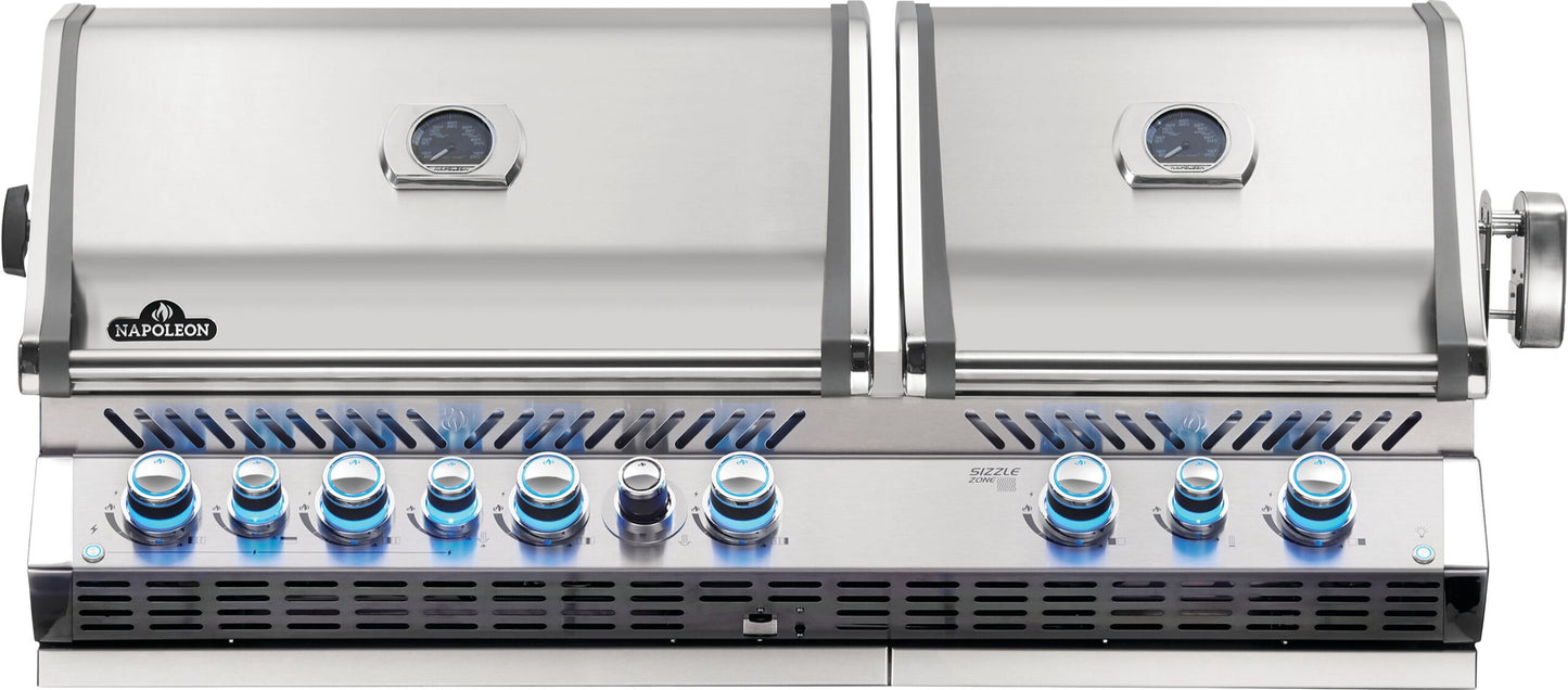 Napoleon Prestige PRO 825 Built-In BBQ with Infrared Rear Burner and Infrared Sear Burners BIPRO825RBI-3