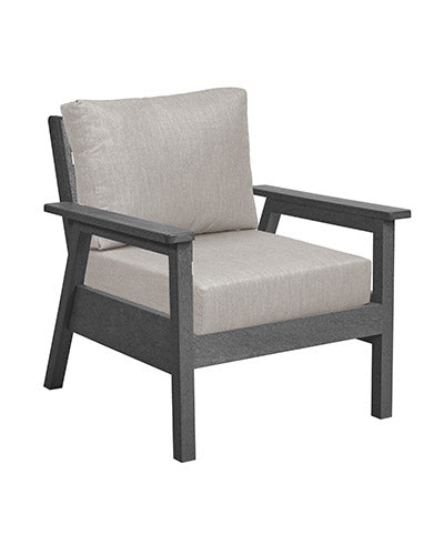 CR Plastics Tofino Club Chair with Cushions